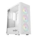Vỏ Case MIK AION WHITE 3FA (ATX/Mid Tower/Màu Trắng/3Fan ARGB)